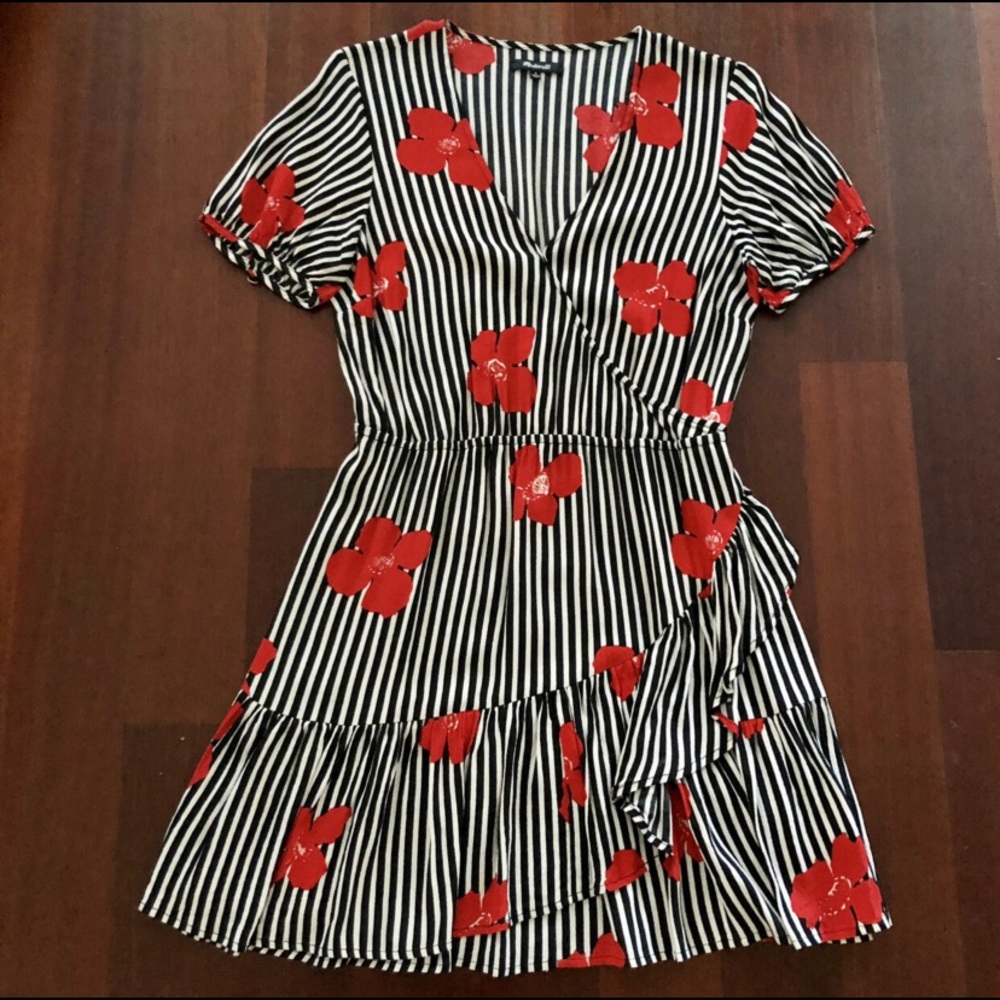 Faux Wrap Madewell Poppy Dress